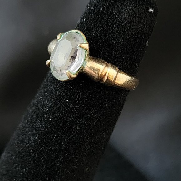 Vintage Alexandrite 10K Gold Filled Child's Ring Size 3.5 - Picture 4 of 7